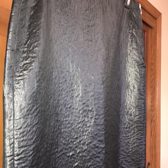 Poleci Pencil Skirt, Black, Texturized, Size 2 - Picture 4 of 16